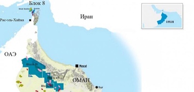 Зарубежнефть может получить 75% на зрелом месторождении в проекте на шельфе полуострова Мусандам Омана